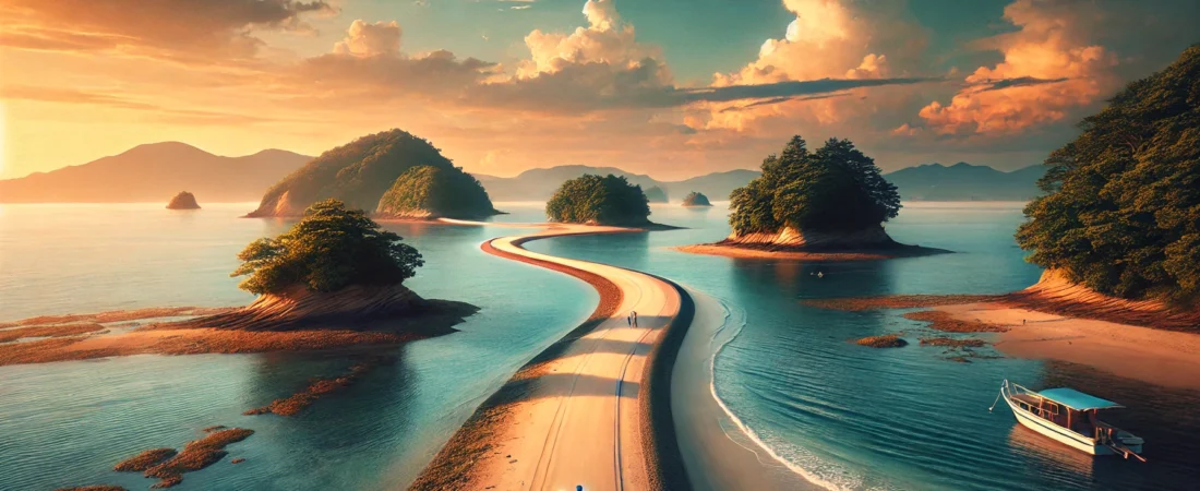 Guía para visitar Venus Road en la costa de Okayama: turismo y delicias gastronómicas