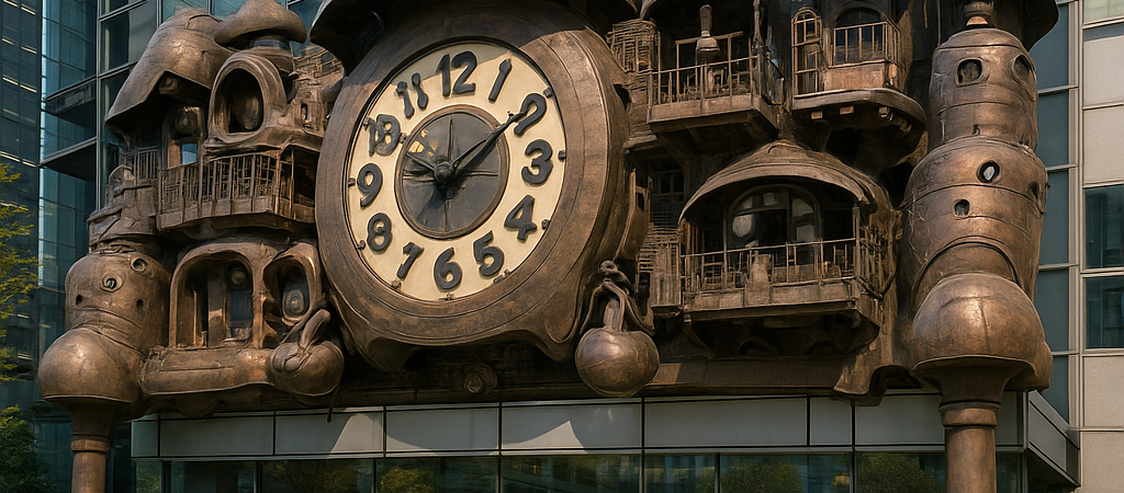 El Reloj Ghibli en Shiodome: Historia y Curiosidades